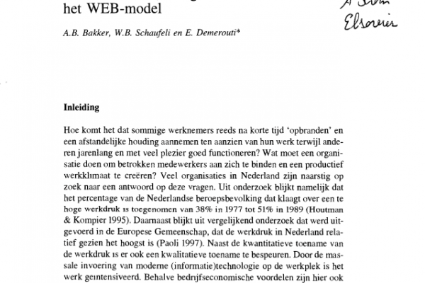 werkstressoren Werkstressoren
